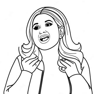 Meghan Trainor Coloring Pages