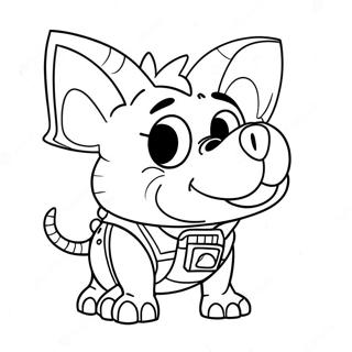 Bebop Coloring Pages