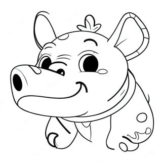 Colorful Bebop Character Coloring Page 70165-55565