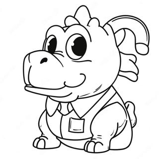 Colorful Bebop Character Coloring Page 70165-55567