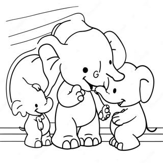 Babar And Friends Coloring Page 70185-55554