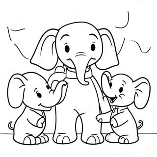 Babar And Friends Coloring Page 70185-55555