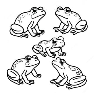 Frog Life Cycle Coloring Pages