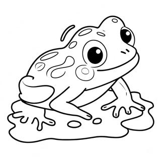 Cute Frog Tadpole Coloring Page 70215-55604