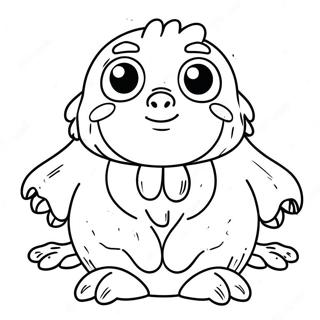 Scary Larry Coloring Pages