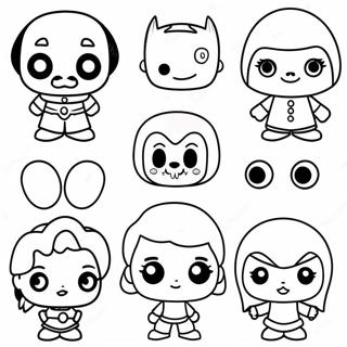 Schattige Funko Pop Disney Personages Kleurplaat 70355-55676