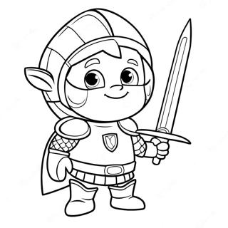 Mike The Knight Coloring Pages