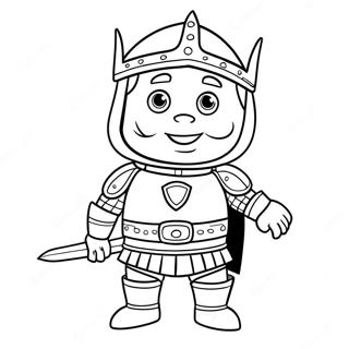 Mike The Knight Coloring Page 70374-55704