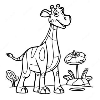 Melman Madagascar Coloring Pages