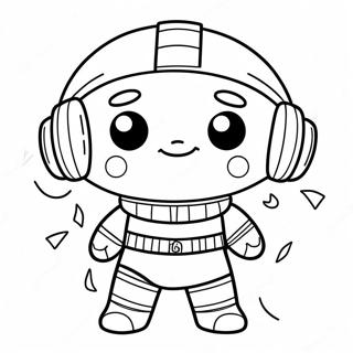 Klombo Fortnite Coloring Pages