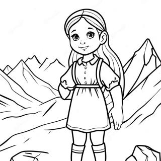 Heidi Coloring Pages