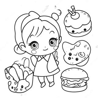 Food Chibi Coloring Page 70504-55793