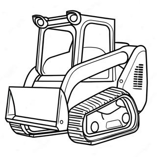 Skid Steer Coloring Pages