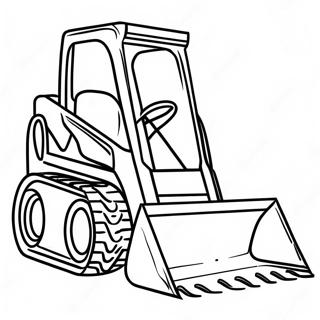 Skid Steer Coloring Page 7050-5611