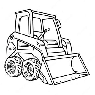 Skid Steer Coloring Page 7050-5612