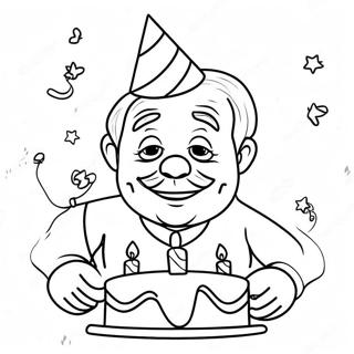 Happy Birthday Papa Coloring Pages