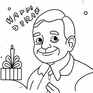 Funny Happy Birthday Papa Coloring Page 70515-55823