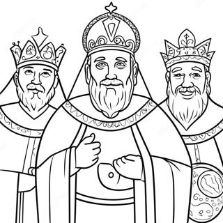 Wise Men Coloring Page 70524-55828