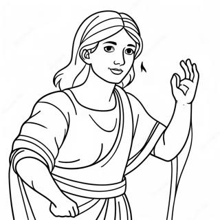 Elisha With Miraculous Powers Coloring Page 70555-55834