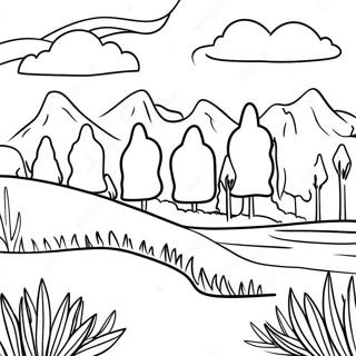 Scandinavian Landscape Coloring Page 70574-55855