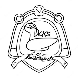 Mighty Ducks Logo Coloring Page 70644-55911