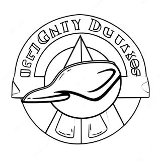 Mighty Ducks Logo Coloring Page 70644-55912