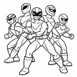 Power Ranger Coloring Page 70684-55940