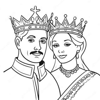 King And Queen Coloring Page 70694-55960