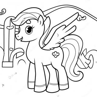 Zipp My Little Pony Coloring Pages