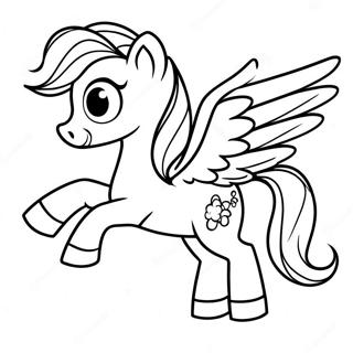 Zipp My Little Pony Flying Coloring Page 70705-55966