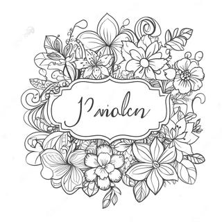 Personalized Name For Adults Coloring Pages