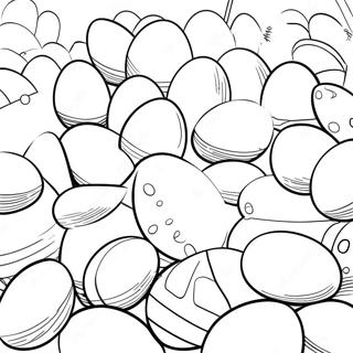 Colorful Easter Eggs Coloring Page 70735-55993