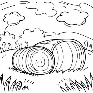 Hay Coloring Pages