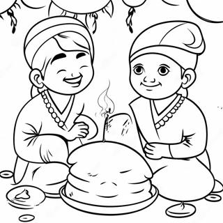 Pongal Boyama Sayfaları