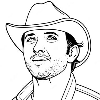 Página Para Colorir Do Luke Bryan 70814-56054