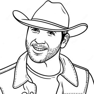 Luke Bryan Coloring Page 70814-56055