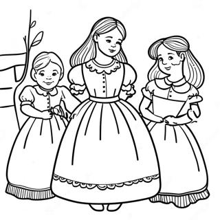 Little Women Coloring Page 70834-56085