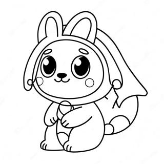 Cute Xiao Character Coloring Page 70855-56091