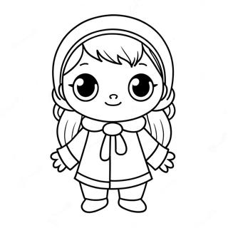 Cute Xiao Character Coloring Page 70855-56092