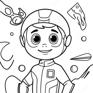 Miles From Tomorrowland Coloring Pages