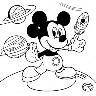 Mickey Mouse Clubhaus Weltraumabenteuer Ausmalbild 70954-56171