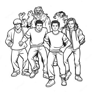 Teen Wolf Coloring Pages