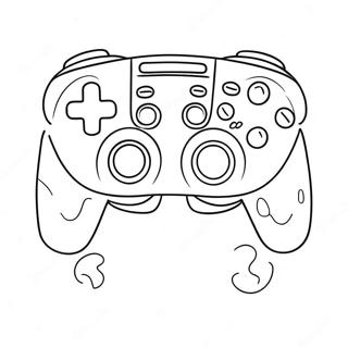 Video Game Controller Coloring Page 710-567