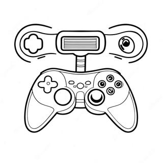 Video Game Controller Coloring Page 710-568