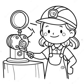 Rosie Revere Engineer Coloring Page 71154-56327