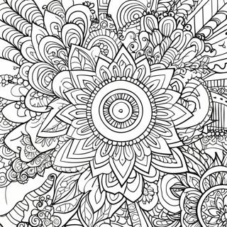 Hippie Trippy Coloring Pages