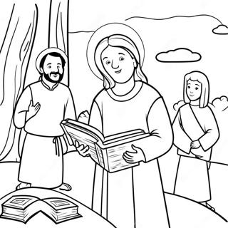 Colorful Bible Stories Coloring Page 71215-56384