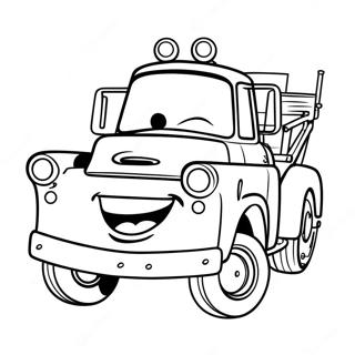 Mater Coloring Pages