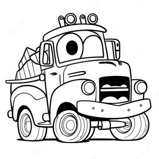 Mater Coloring Pages