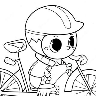 Bike Safety Coloring Pages